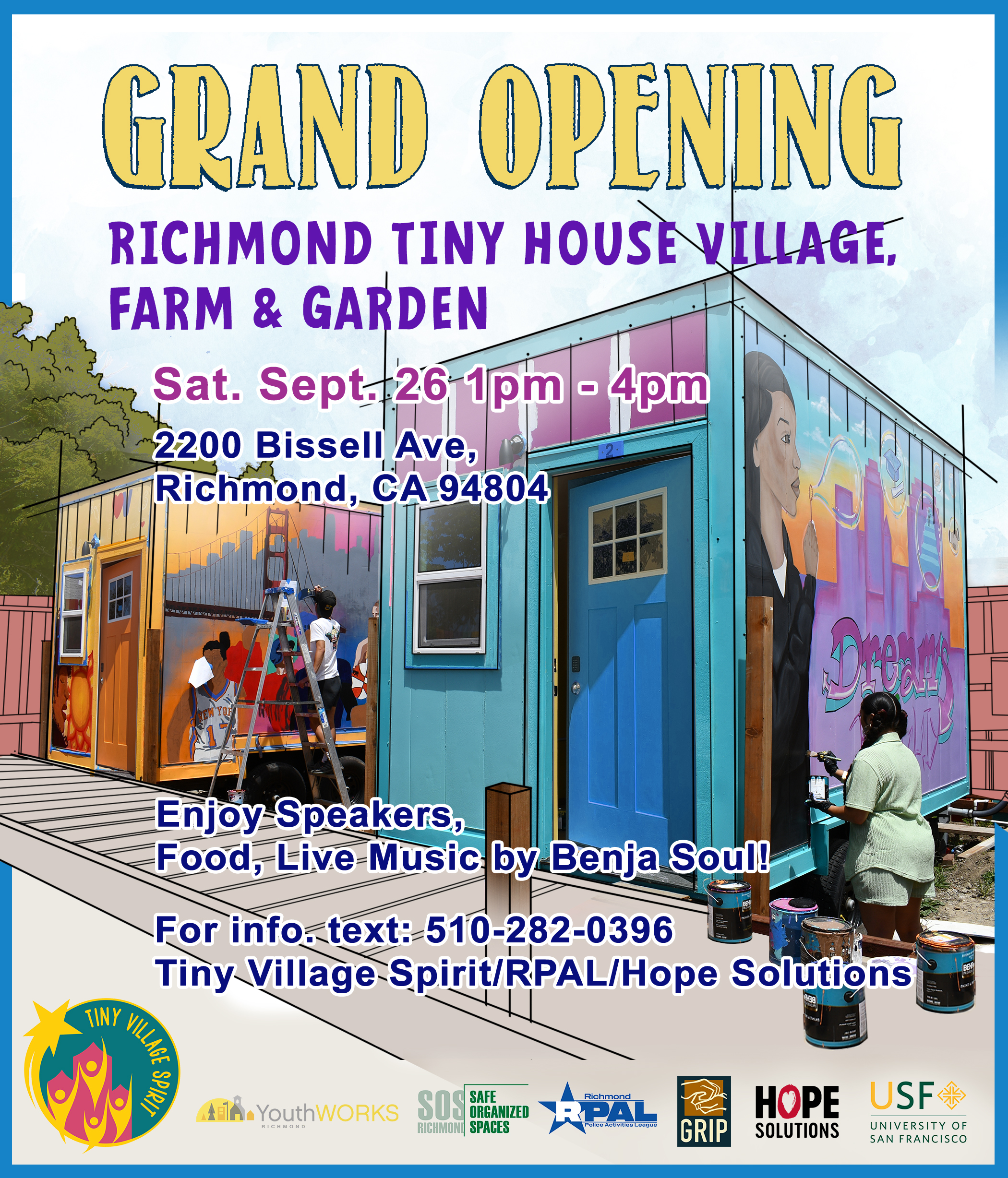 Grand Opening — Richmond Tiny House Village